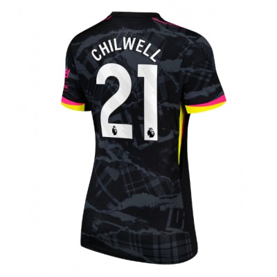 Fotbalové Dres Chelsea Ben Chilwell #21 Dámské Alternativní 2024-25 Krátký Rukáv Fotbalové Dres Chelsea Ben Chilwell #21 Dámské Alternativní 2024-25 Krátký Rukáv